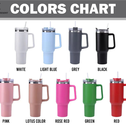 Personalized Stethoscope Heart Name 40oz Tumbler - Nurse Gifts - Charming Present