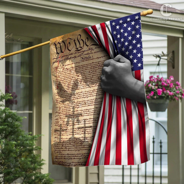 God Jesus Flag We The People American Flag - Charming Present