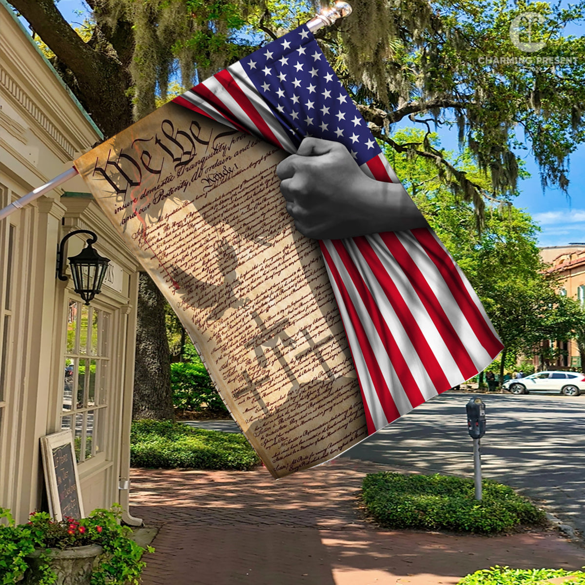 God Jesus Flag We The People American Flag