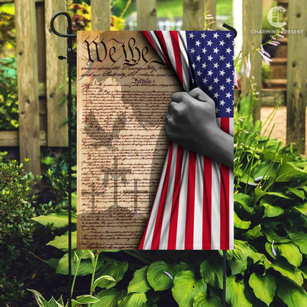 God Jesus Flag We The People American Flag - Charming Present