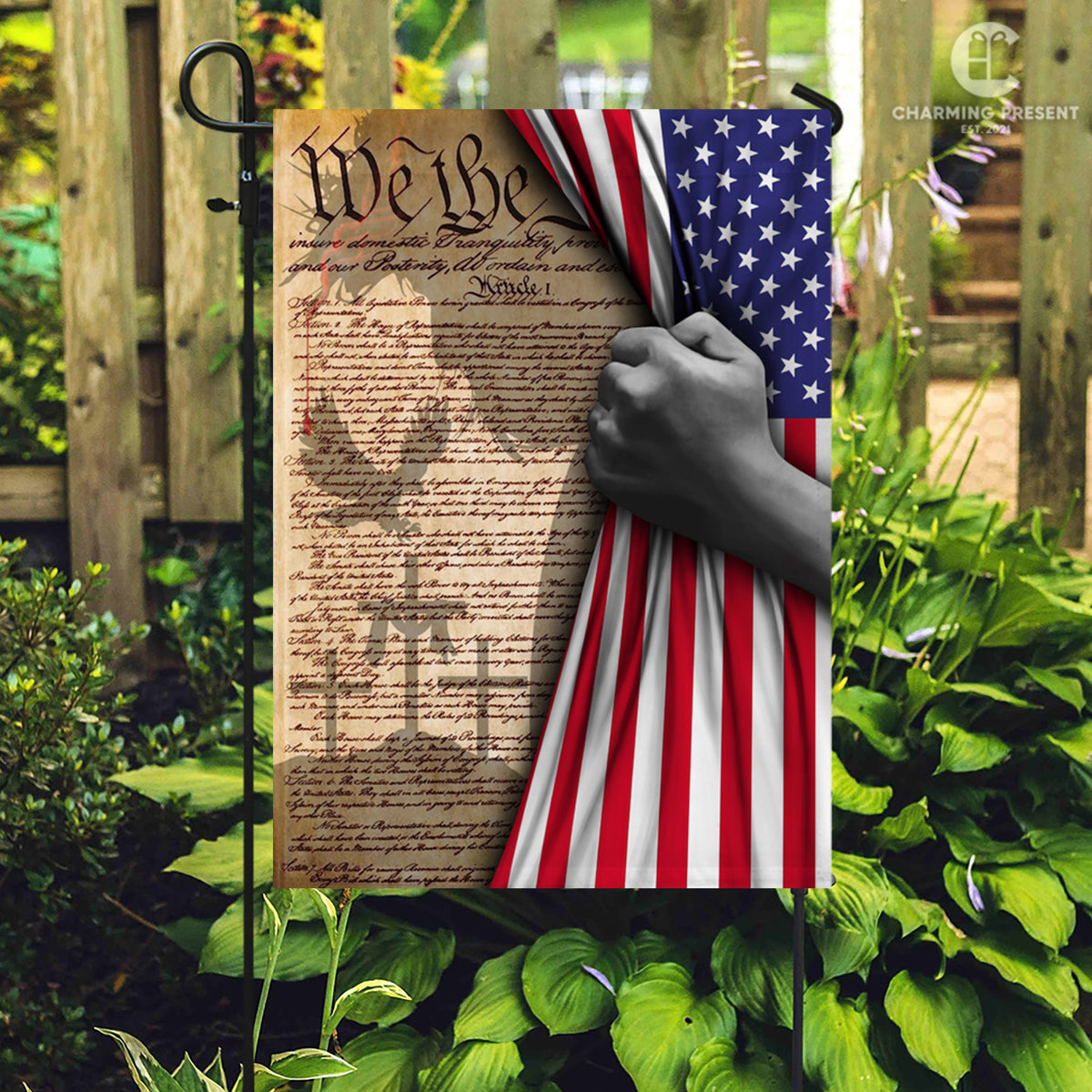 God Jesus Flag We The People American Flag