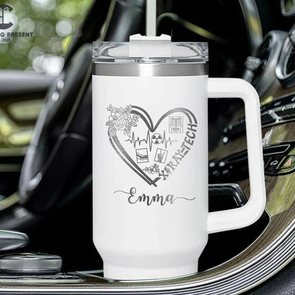 Personalized Xray Technologist Name 40oz Tumbler - Radiologic Technologist Gifts - Charming Present