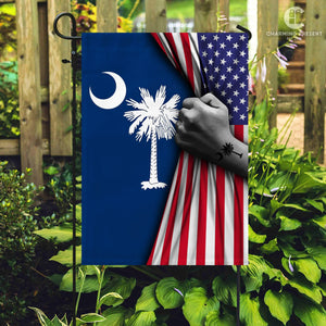 South Carolina American Flag - South Carolina Decoration