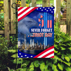 Never Forget 9-11 Flag - Patriot Day House Flag