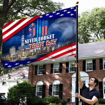 Never Forget 9-11 Flag - Patriot Day House Flag - Charming Present