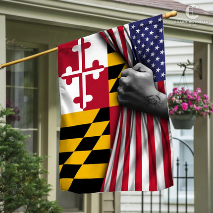 Maryland State Flag - American Maryland State Decoration - Charming Present