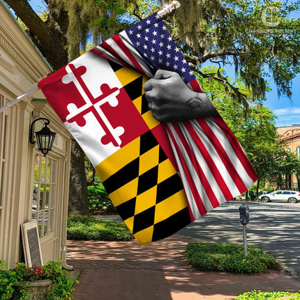 Maryland State Flag - American Maryland State Decoration - Charming Present