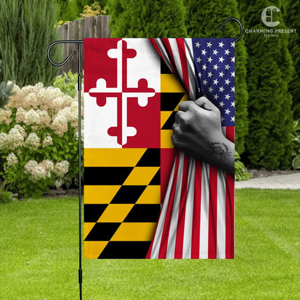 Maryland State Flag - American Maryland State Decoration - Charming Present