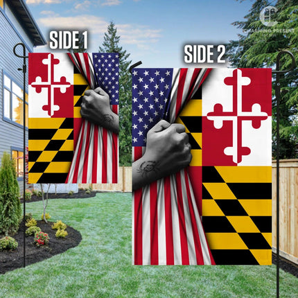Maryland State Flag - American Maryland State Decoration - Charming Present