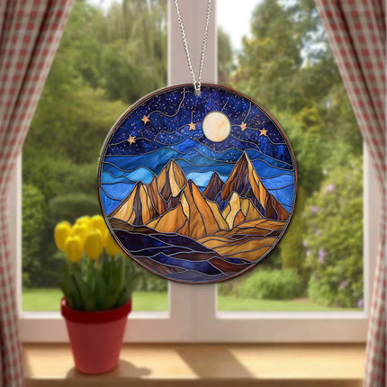 Night Court Suncatcher Ornament Acrylic Window Hanging - Bookshelf Decor, Book Lover Gift, Bookish Gift - Charming Present