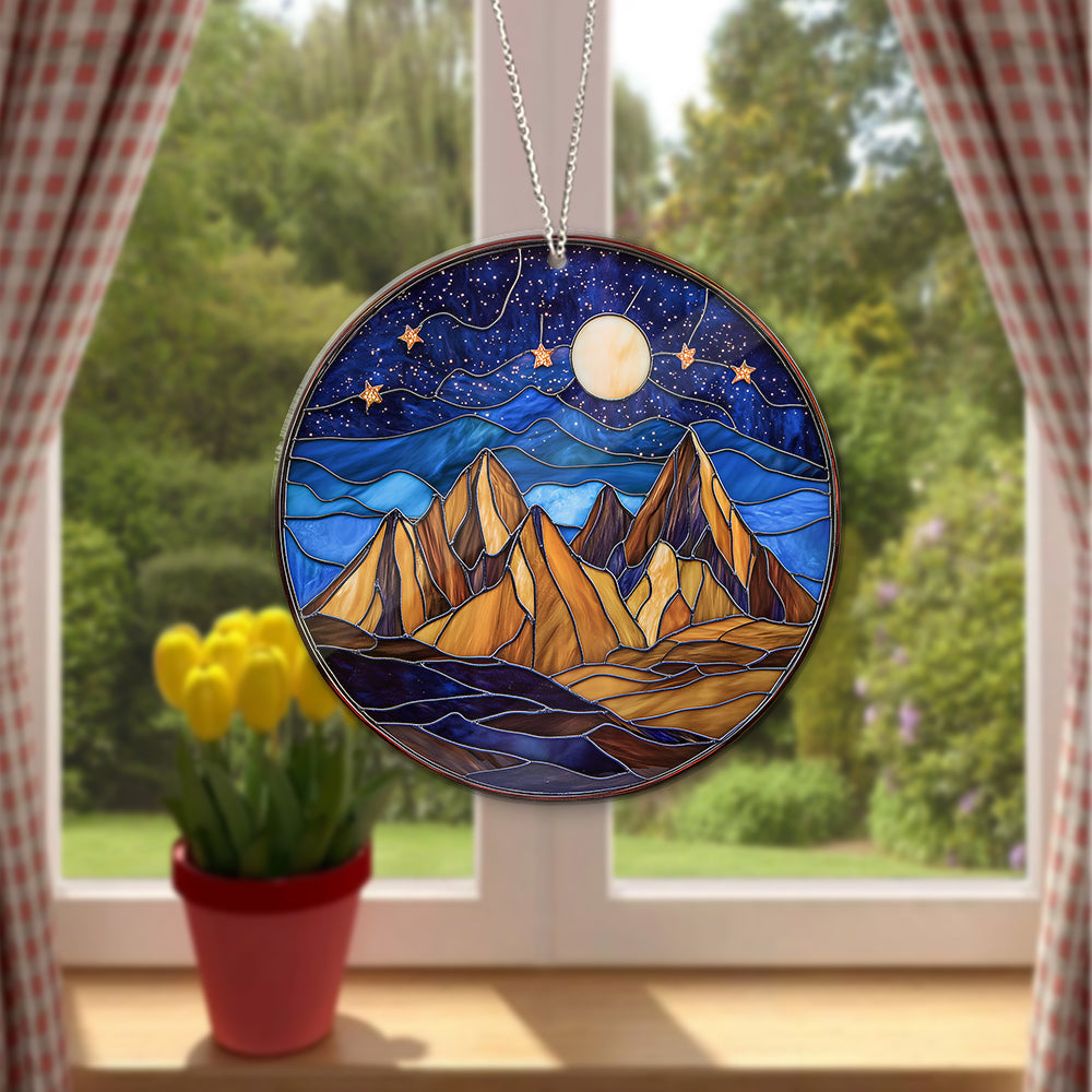 Night Court Suncatcher Ornament Acrylic Window Hanging - Bookshelf Decor, Book Lover Gift, Bookish Gift