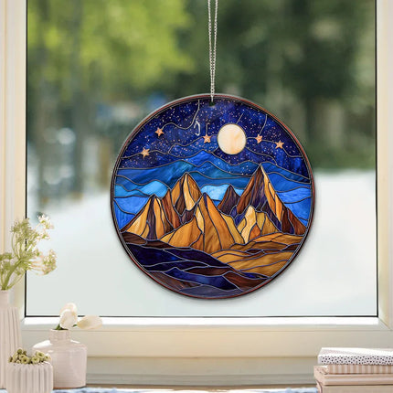 Night Court Suncatcher Ornament Acrylic Window Hanging - Bookshelf Decor, Book Lover Gift, Bookish Gift - Charming Present