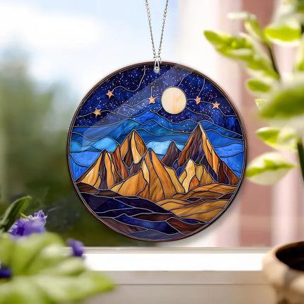 Night Court Suncatcher Ornament Acrylic Window Hanging - Bookshelf Decor, Book Lover Gift, Bookish Gift - Charming Present
