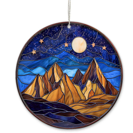 Night Court Suncatcher Ornament Acrylic Window Hanging - Bookshelf Decor, Book Lover Gift, Bookish Gift - Charming Present