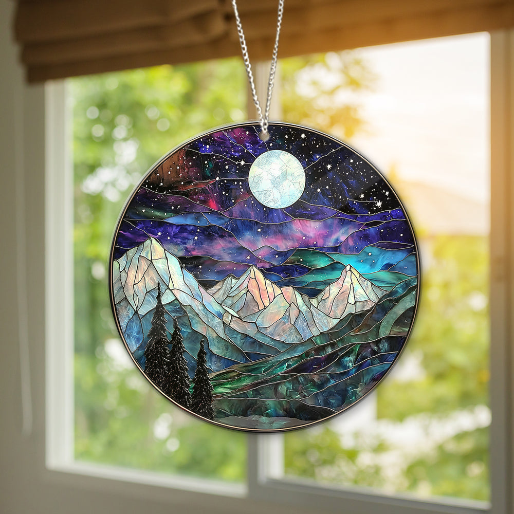 Night Court Suncatcher Ornament Acrylic Window Hanging - Bookshelf Decor, Book Lover Gift, Bookish Gift