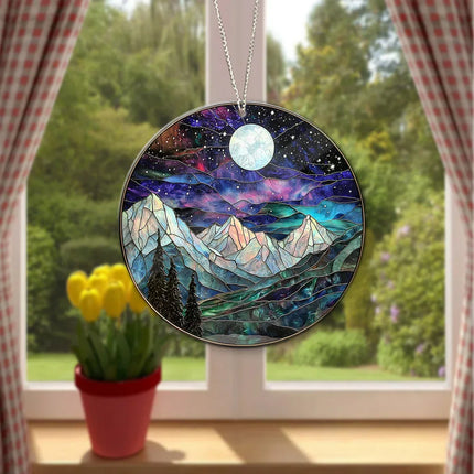 Night Court Suncatcher Ornament Acrylic Window Hanging - Bookshelf Decor, Book Lover Gift, Bookish Gift - Charming Present