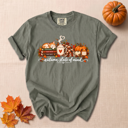 Comfort Colors Autumn State of Mind Cozy Fall Pumpkin T-Shirt