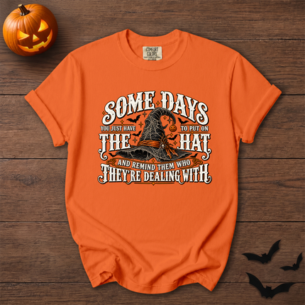 Comfort Colors Funny Witch Hat Halloween Quote T-Shirt