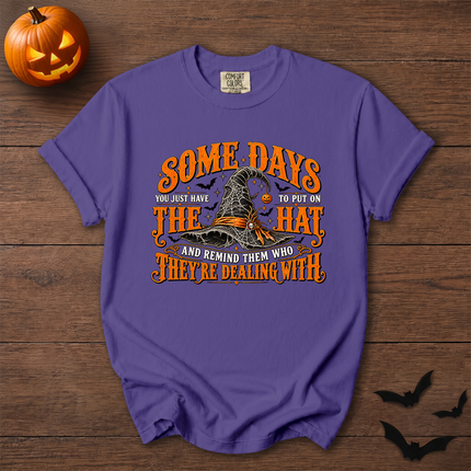 Comfort Colors Funny Witch Hat Halloween Quote T-Shirt