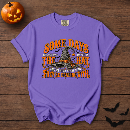 Comfort Colors Funny Witch Hat Halloween Quote T-Shirt