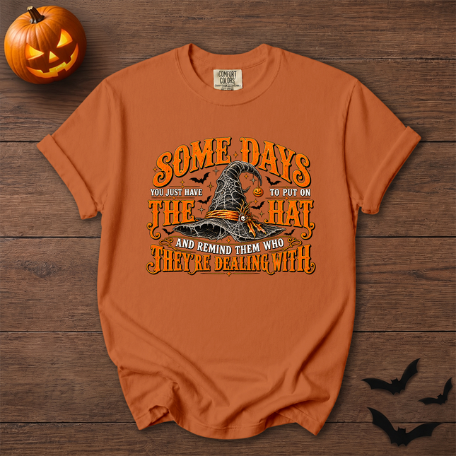 Comfort Colors Funny Witch Hat Halloween Quote T-Shirt