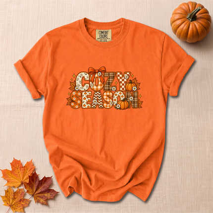 Comfort Colors Cozy Season Pumpkin Retro Fall T-Shirt
