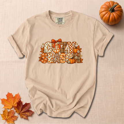 Comfort Colors Cozy Season Pumpkin Retro Fall T-Shirt