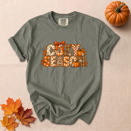 Comfort Colors Cozy Season Pumpkin Retro Fall T-Shirt