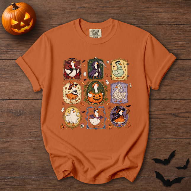 Comfort Colors Halloween Goose Costumes Vintage T-Shirt