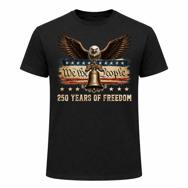 We The People Liberty Bell 250 Years Patriotic T-Shirt
