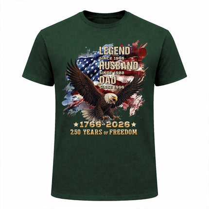 Personalized 250 Years of Freedom Patriotic T-Shirt America 250