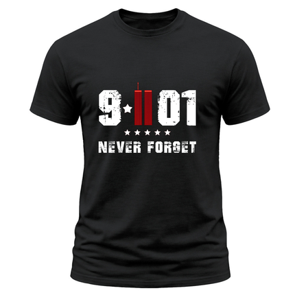 9/11 Never Forget Patriot Day Memorial Twin Towers T-Shirt