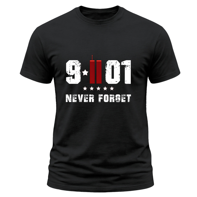 9/11 Never Forget Patriot Day Memorial Twin Towers T-Shirt
