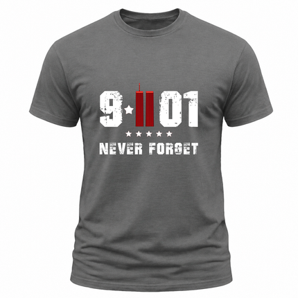 9/11 Never Forget Patriot Day Memorial Twin Towers T-Shirt
