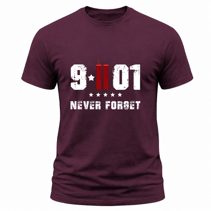 9/11 Never Forget Patriot Day Memorial Twin Towers T-Shirt