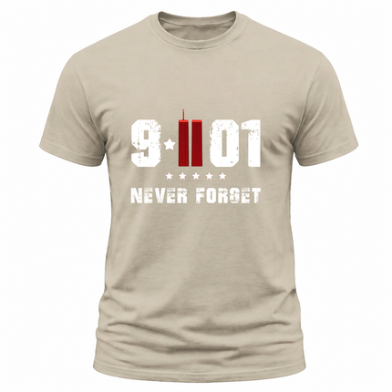 9/11 Never Forget Patriot Day Memorial Twin Towers T-Shirt