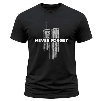 25th Anniversary Patriot Day 911 Never Forget Memorial T-Shirt
