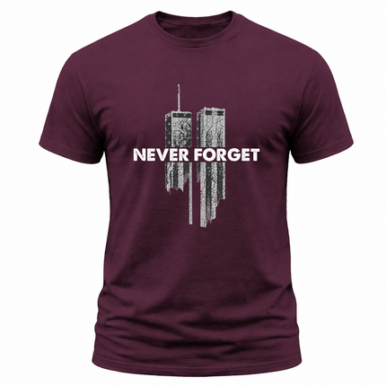 25th Anniversary Patriot Day 911 Never Forget Memorial T-Shirt