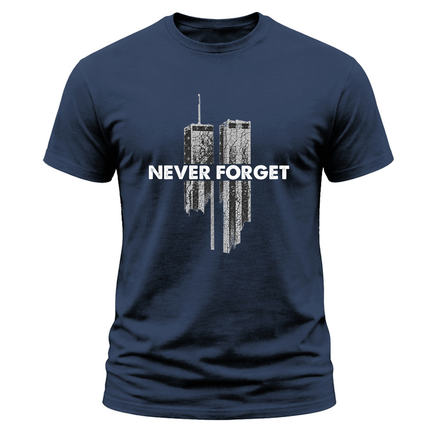 25th Anniversary Patriot Day 911 Never Forget Memorial T-Shirt