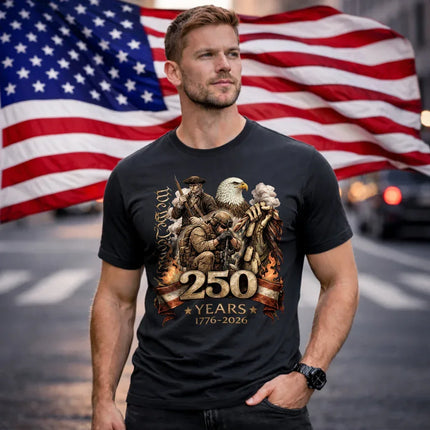 We The People Military Veteran Patriotic T-Shirt America 250