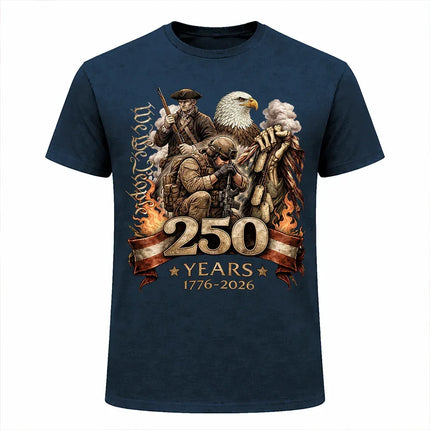 We The People Military Veteran Patriotic T-Shirt America 250