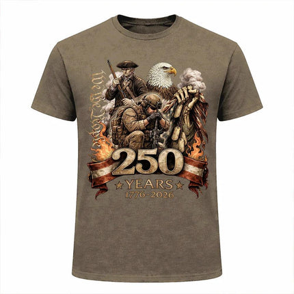 We The People Military Veteran Patriotic T-Shirt America 250