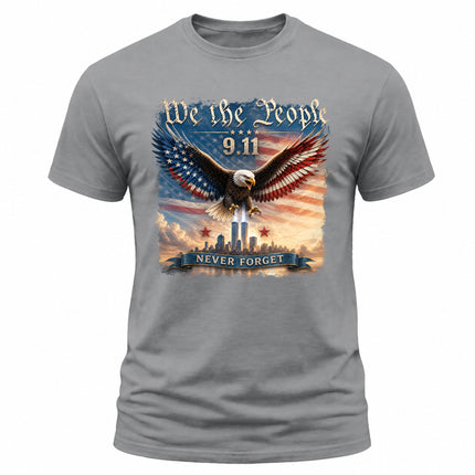 25th Anniversary Patriot Day 911 We The People Eagle Never Forget T-Shirt