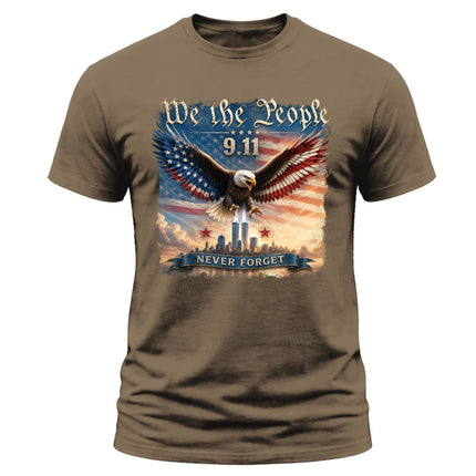 25th Anniversary Patriot Day 911 We The People Eagle Never Forget T-Shirt