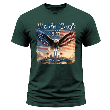 25th Anniversary Patriot Day 911 We The People Eagle Never Forget T-Shirt