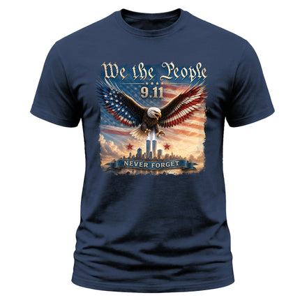 25th Anniversary Patriot Day 911 We The People Eagle Never Forget T-Shirt