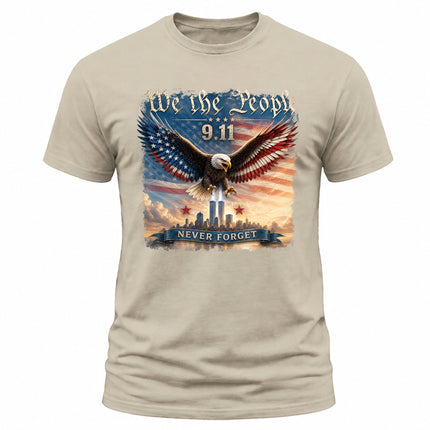25th Anniversary Patriot Day 911 We The People Eagle Never Forget T-Shirt