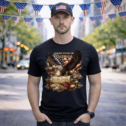 We The People USA Constitution Patriotic T-Shirt America 250