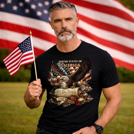 We The People USA Constitution Patriotic T-Shirt America 250