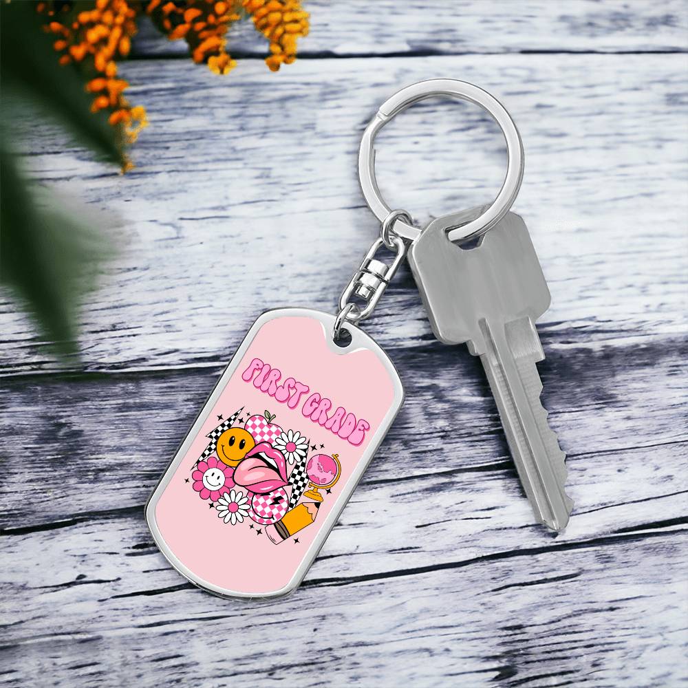 First Grade Keychain